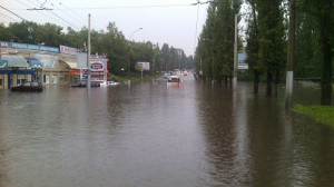 Потоп в Липецке в июне 2015 года