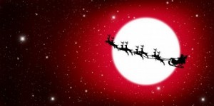 Санта-Клаус пролетел над Москвой и Петербургом