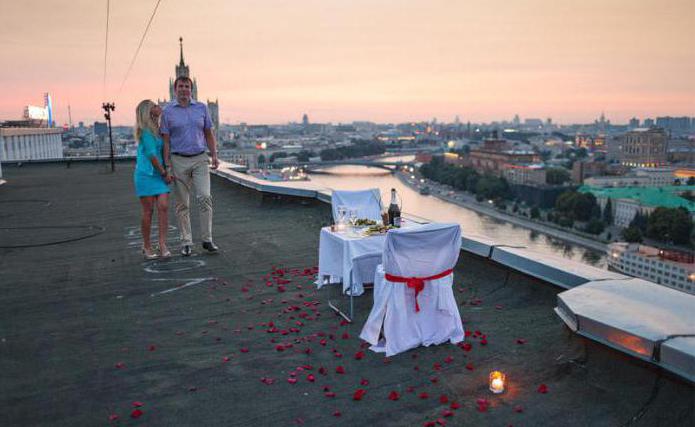 Романтический ужин на двоих в Москве: лучшие заведения