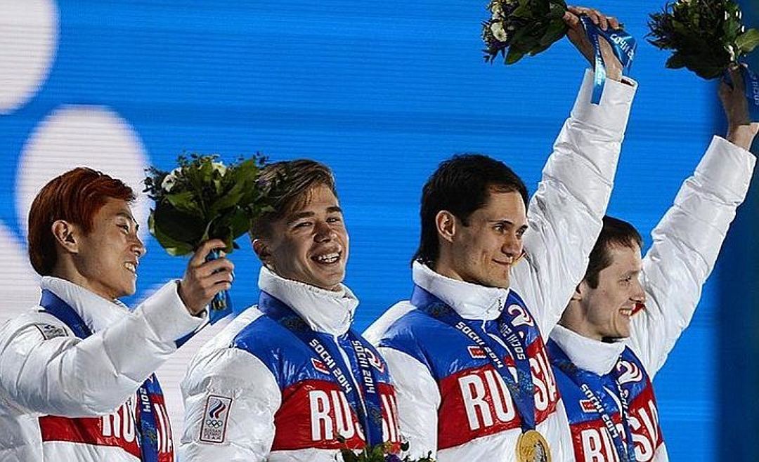 Золотая олимпийская четверка по шорт-треку в Сочи-2014