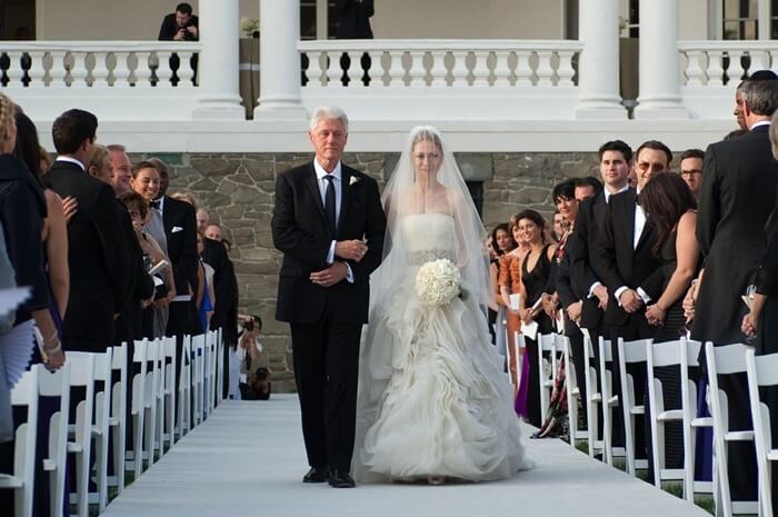 Свадебное платье от Vera Vang для Челси Клинтон $32 000