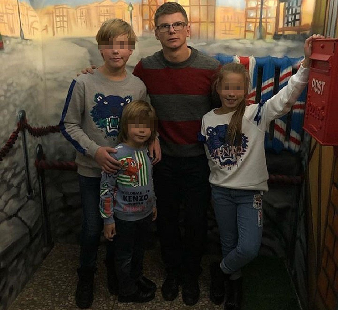 Юлия Барановская с детьми 2020